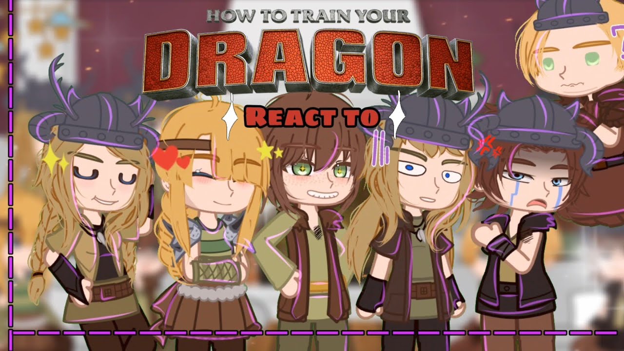 ( 🇧🇷🇺🇸 ) FULL VERSION | How to train your dragon react to Hiccup | httyd | Starzy Eeech