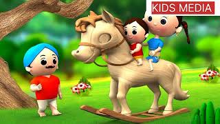 DescriptionLakdt ki kathi | लकड़ी की काठी | PopularHindi Children Songs | Animated Songs