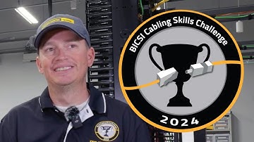 BICSI Cabling Skills Challenge Talk with former Champion TJ Pate