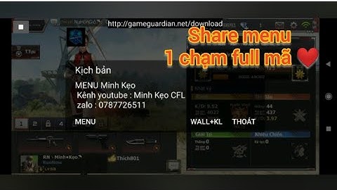 [ Hack CFL ] Share menu mới dành riêng cho ae chơi KL nhé