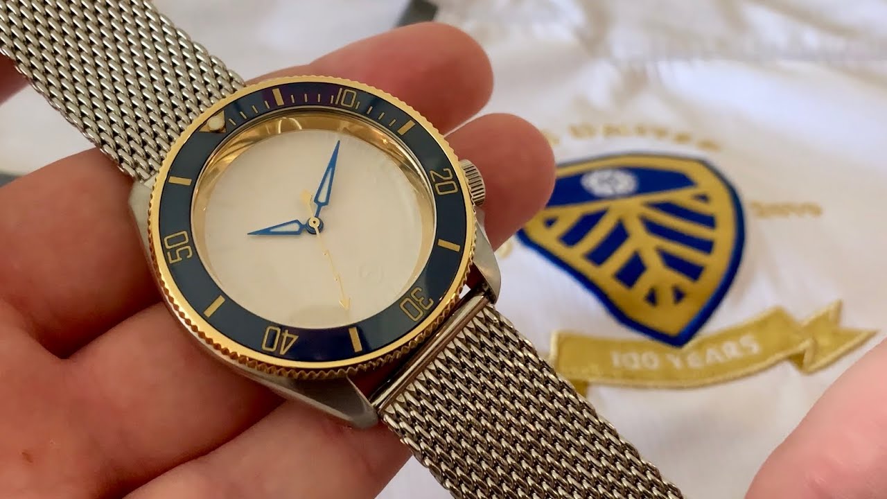 I made a watch for Leeds United! [LUFC] Seiko Mod Project YouTube