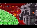 Netherite Bunker vs 1000 CREEPERS! - Minecraft