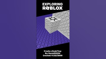 Exploring Roblox: Create a Noob Trap #roblox #robloxmemes #gaming #robloxshorts