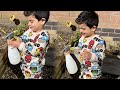 Shaurya learning new things in the kitchen garden i the sangwan family vlogs