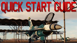 DCS: F16 QUICK START GUIDE (2024)