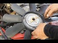 Mercedes benz w124 300d  changer le visco coupleur tutoriel