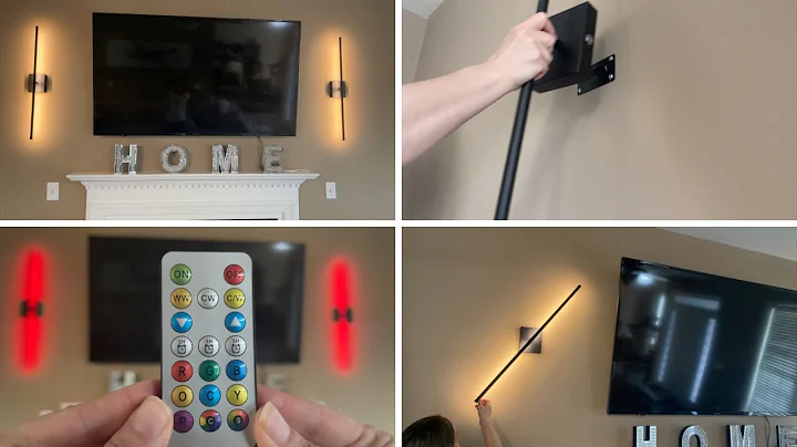 Battery Operated Wall Sconce Set of 2, Wireless Wall Light with Remote Control, Up to 70 hrs of Time