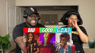BAD vs GOOD vs GOAT XXL Freshman Cyphers | Kidd and Cee Reacts