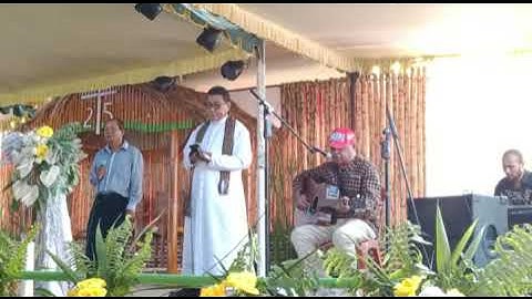 Syukuran Imamat P.MARCO SVD. Bersama: Anjus, Yustin, Yanto,dan Barto.