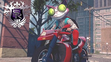 FIGHT STUNTS Saints Row (Third Remastered ) SAMURAI MOD