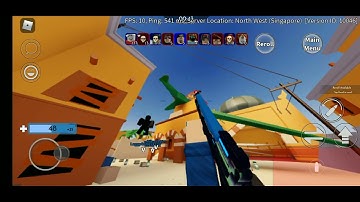 Hacker in roblox arsenal caught in 4K (sorry if footage is a bit trash)