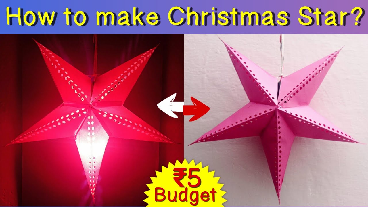 How to make 3d Christmas Star for Christmas Decorations/Christmas ...