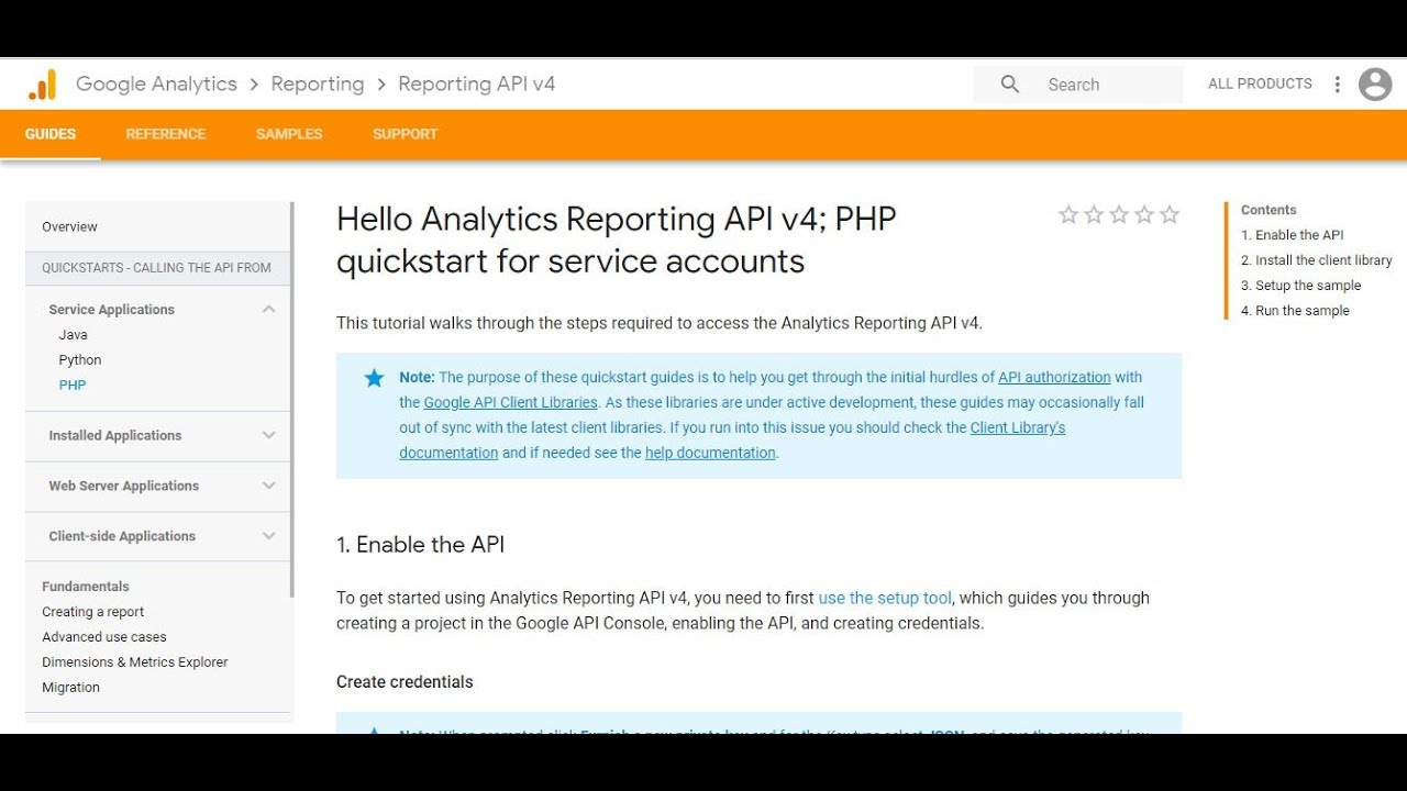 Google Analytics API V4 #1 Install WP - Create Service Account - YouTube