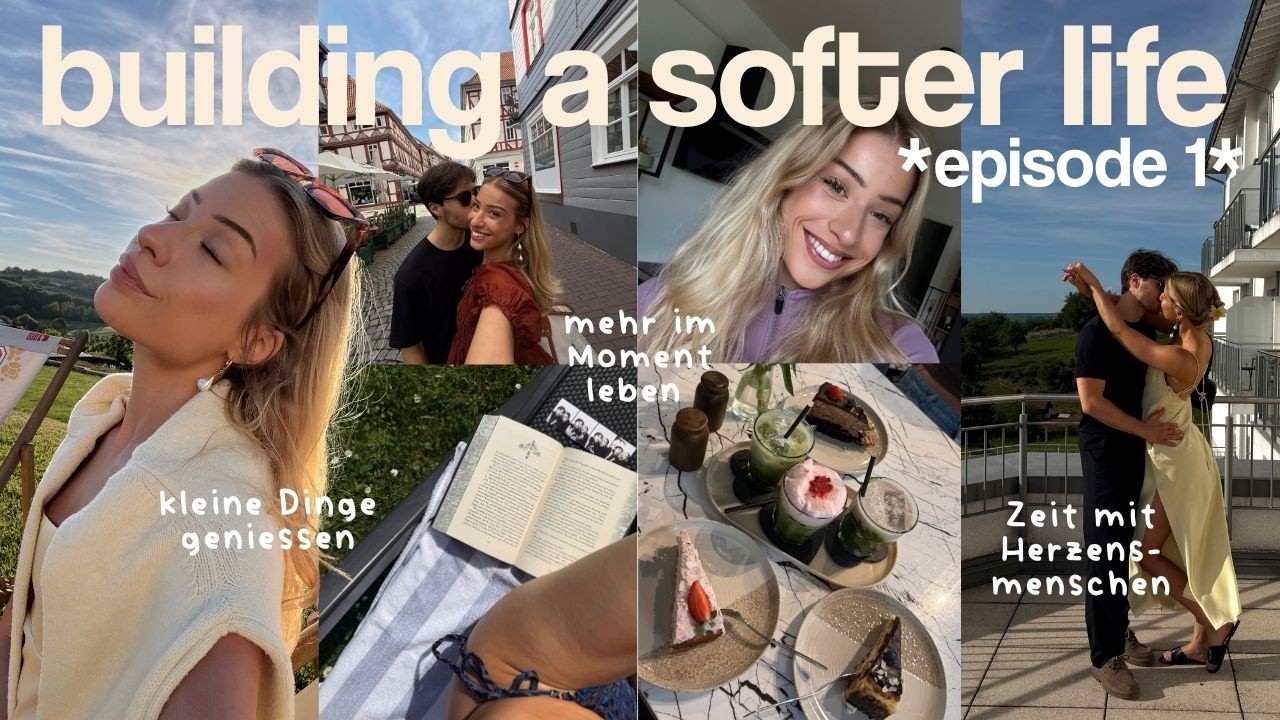 building a softer life (ep. 1) - weniger druck, mehr leben + BIG NEWS (neue wohnung)  🏡👩🏼‍❤️‍👨🏻✨
