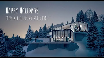 Rendering a Winter Scene with SketchUp