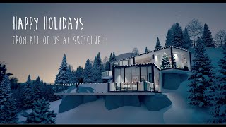 Rendering a Winter Scene with SketchUp