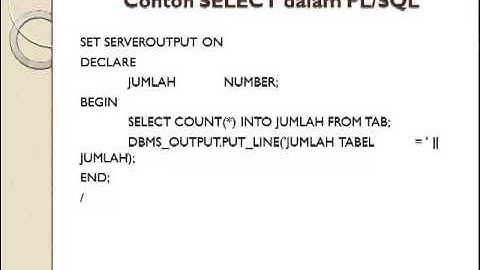 Praktikum 16 Basis Data - Workshop PL/SQL