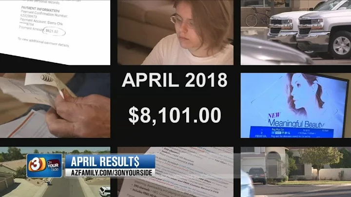 VIDEO: The month of April saw 3 On Your Side recoup over $8000