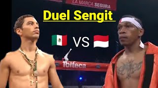 Aksi Petinju Indonesia Duel Melawan Petinju Mantan Juara Dunia 3 Divisi Asal Meksiko