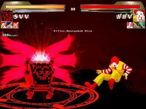 MUGEN: Team Ronald McDonald V.S. Team Evil Donald.