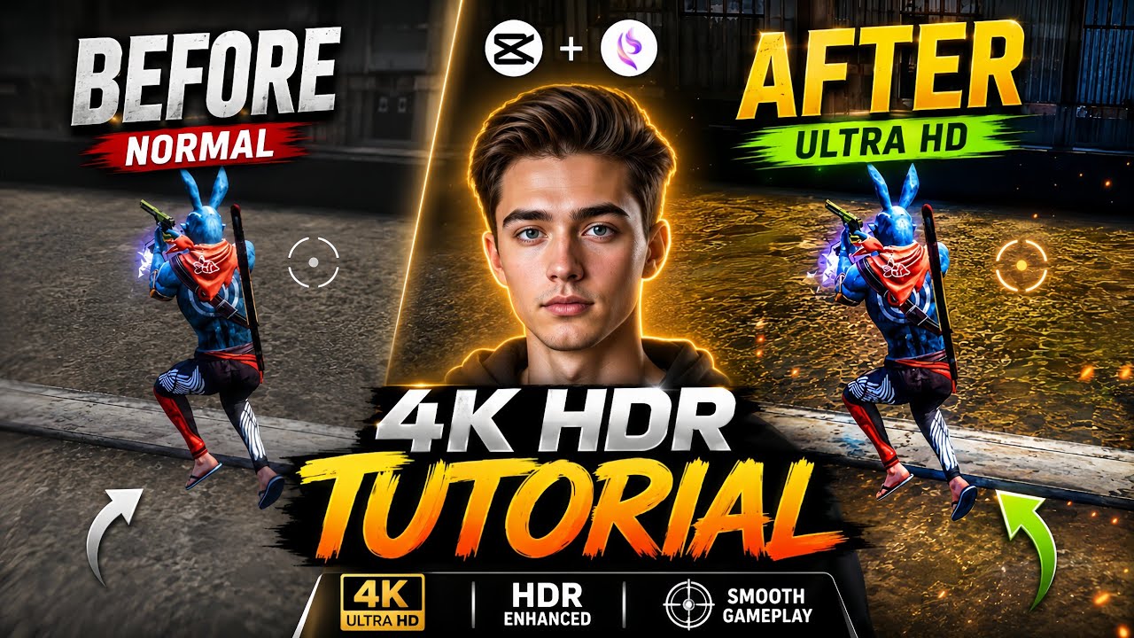4K Quality Tutorial | Ultra HD Free Fire Gameplay 🔥 - YouTube