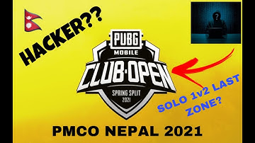 Exposing Hacker in PMCO NEPAL Qualifiers 2021??? | Last Zone 1v2 | Solo |