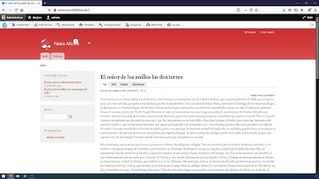 Curso Drupal 9: Alias de las url (cap 13)
