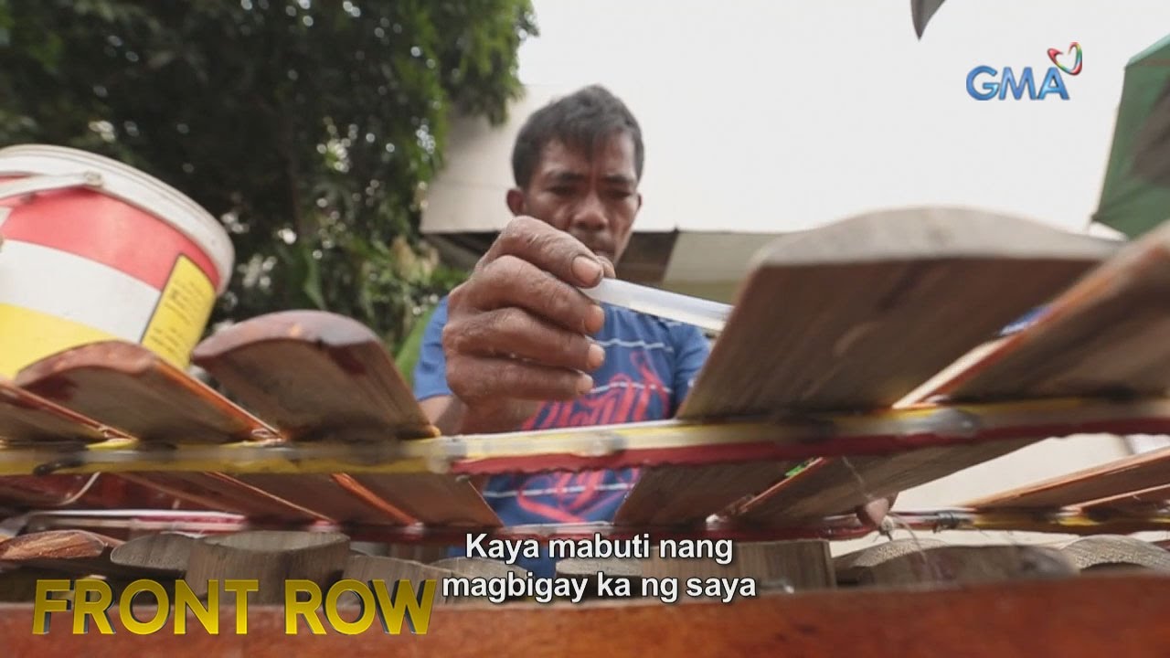 Front Row: Xylophone na gawa sa kawayan, hanapbuhay ng isang Cebuano