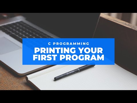 Printing Your First program in C |  C Programming in Tamil | #0