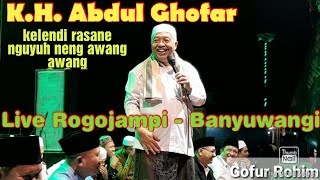 KH ABDUL GHOFAR ROGOJAMPI LIVE LAPANGAN CONCRONG -ROGOJAMPI -BANYUWANGI || MTS ROGOJAMPI BERSHOLAWAT