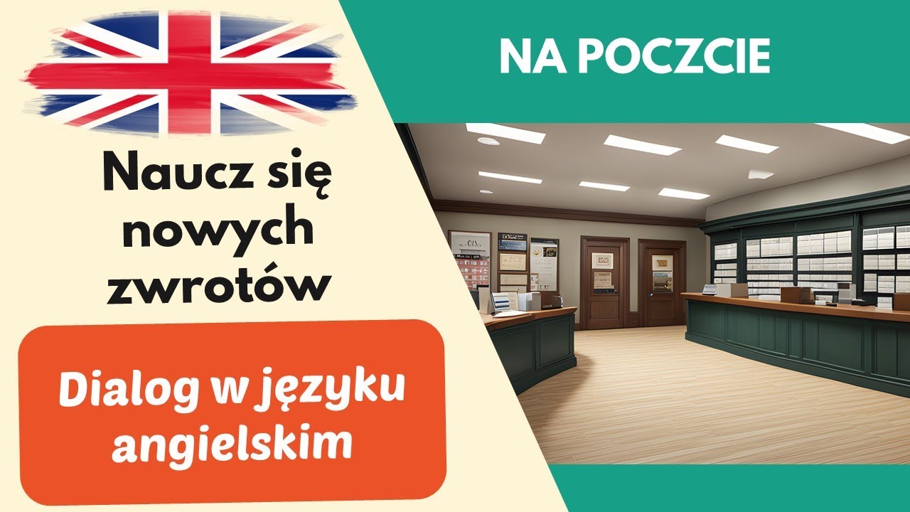 Na poczcie, Prosty dialog, rozmowa po angielsku dla początkujących #2