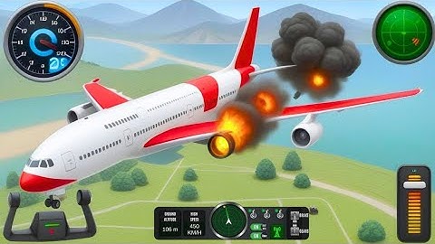 Real Flight Airplane City Pilot Simulator - Plane Boeing Emergency Landing - Android Gameplay