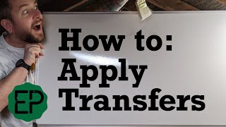 How to Apply Transfers to Models - Airbrush and Painting Course for Beginners