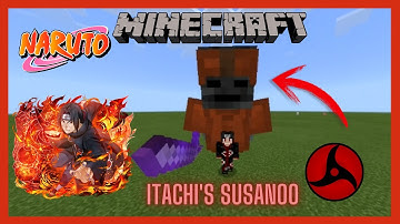 [MCPE/MCBE Naruto] Itachi Uchiha Command Tutorial《Susanoo》