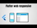 Flutter web design responsive