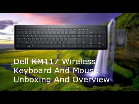 Dell KM117 Wireless Keyboard And Mouse Unboxing And Overview