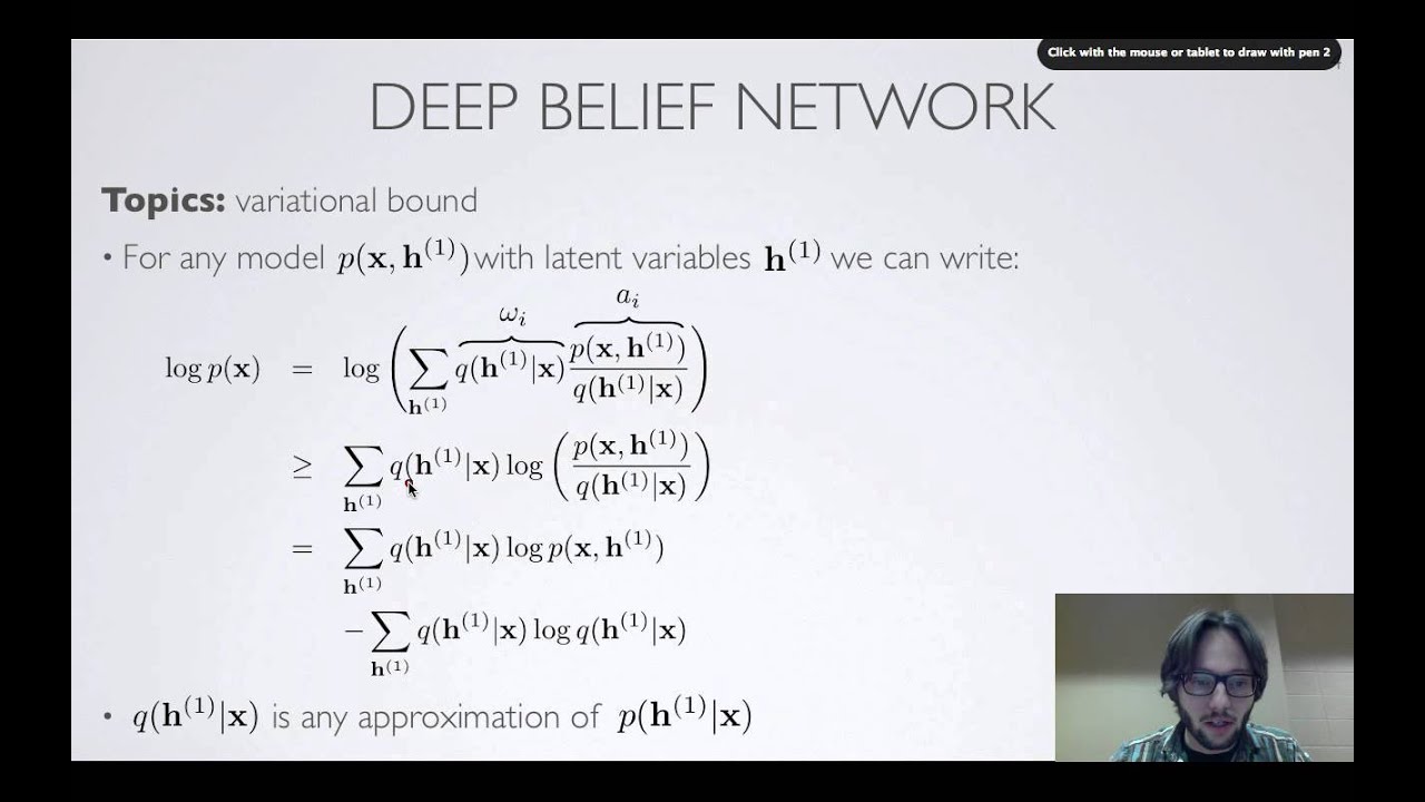 Neural networks [7.8] : Deep learning - variational bound