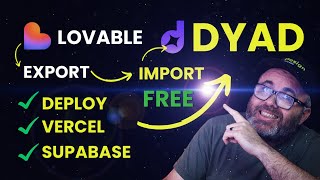 Lovable App for DYAD + Supabase with Deployment on Vercel (STEP by STEP)