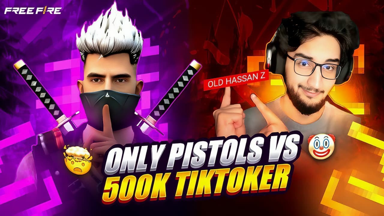 ONLY PISTOLS Challenge in CS RANKED (Against a 500K TikToker) 🎯😱