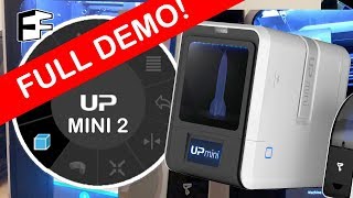 Up Mini 2 3D Printer in Action  - Software & Hardware Demo - #5minFriday #32