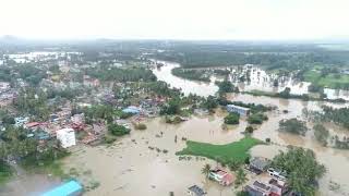 Drone View Of Flooding Area At Kushalnagar