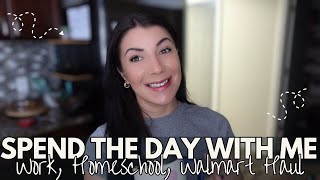 DAY IN THE LIFE - BUSY WORKING MOM OF 3 - Walmart Haul, Pantry Organization, & MORE!