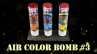 Air Color Bomb No.3 by Dominator Fireworks (500G Assortment, DM110)