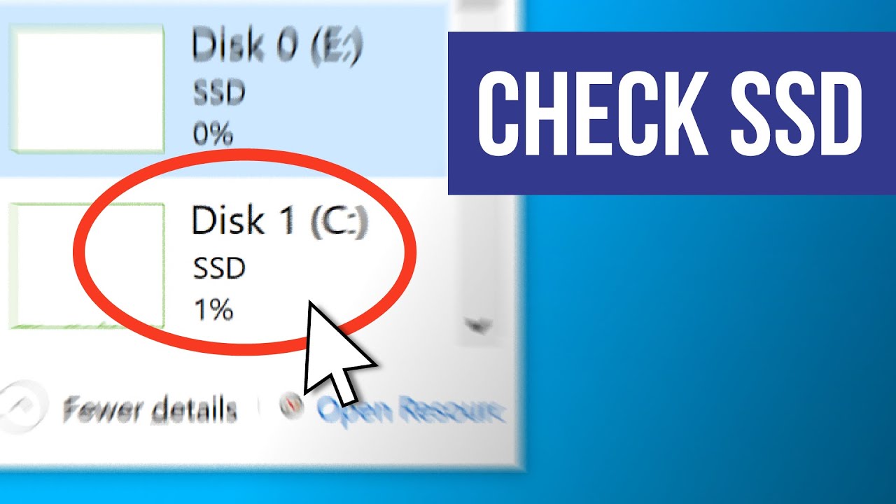 Passiv Kent konstruktion How to Check If You Have an SSD or HDD on Windows 10 - YouTube