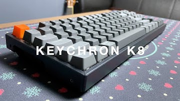 Keychron K8 Bluetooth Wireless Keyboard Unboxing + Typing Test #KeychronK8