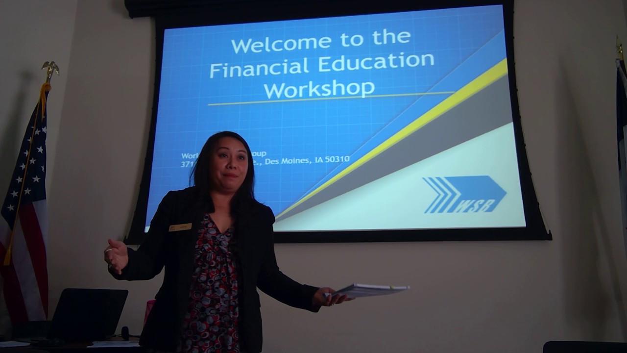 Financial Education and Will Writing Workshop