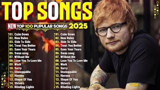 Download Lagu Ed Sheeran, Dua Lipa, The Weeknd, Selena Gomez, Maroon 5, Bruno Mars, Adele, Rihanna 🍁 Top Hits 2025 MP3