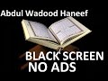 Complete Holy Quran - Sheikh Abdul Wadood Haneef PART 1 of 2 BLACK SCREEN NO ADS