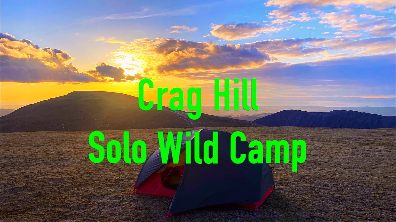 My first ever wild camp, solo at 838m 4K
