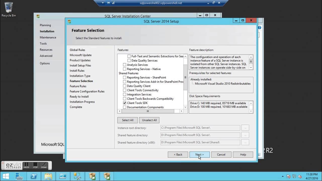 Installing sql server management object smo youtube